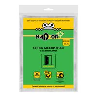 Сетка, москитная, с крепежом магниты, 1*2,1м Белая