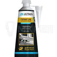 Герметик Ultima, 80мл, силиконовый, универсальный бесцветный