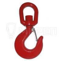 Крюк red 322А с защелкой и вертлюгом, 1т