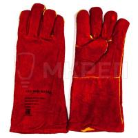 Краги спилк. "Трек" утеплен., иск. мех (барашек)