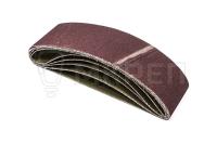 Лента абразивная, зерно 80, 533х75мм 5шт, бесконечная