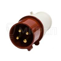 Вилка силовая НТ-024/32А, 380V, 3Р+Е, IP44