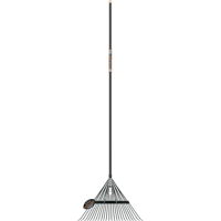 Грабли, веерные, 600х1805 мм, 24 зуба, алюминиевый черенок, 2012-ч FINLAND