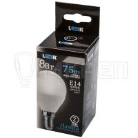 Лампа LED LEEK, E14, 8W, 4000К, шар