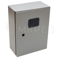 Щит металлический герметичный, 400x300x155мм, ЩРУн 12