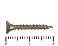 Саморез желтый PZ, 3х20 100шт., (Гриппер)