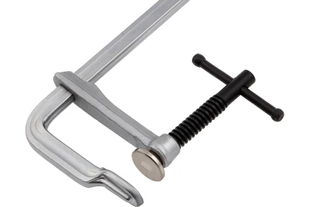 Струбцина, F-образная, 100x300мм, кованая, // Denzel