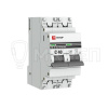 Автоматический выключатель, 40А, 4,5кА, 2х-полюсной, PROxima EKF ВА47-63