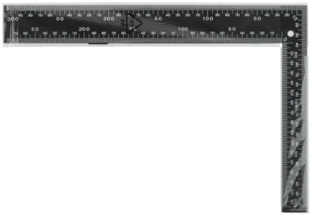 Угольник столярный металлический, 200х300мм